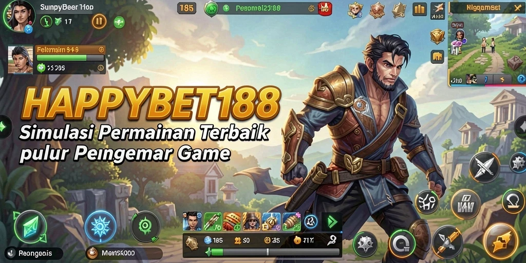 Tampilan gameplay <strong>HAPPYBET188</strong> yang menghibur dan mendebarkan.