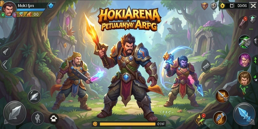 Gambaran gameplay HOKIARENA yang seru dan menantang.
