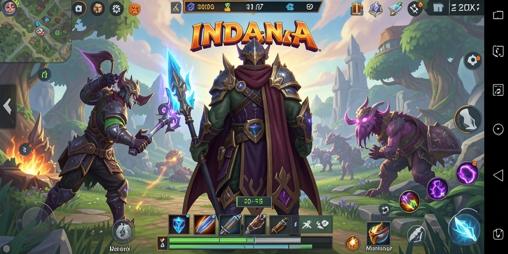 Tangkapan layar INDAAA menampilkan gameplay seru dengan visual menawan.