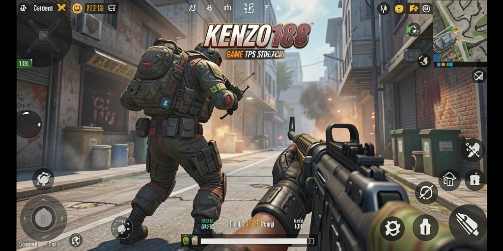 Gameplay KENZO188 menampilkan misi TPS yang mendebarkan dan grafis memukau.