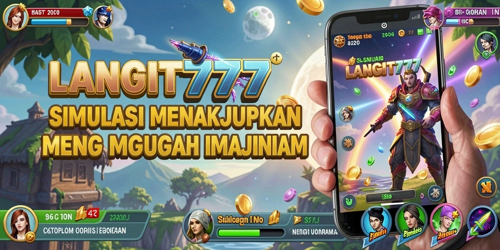 Tampilan gameplay LANGIT777 yang menakjubkan dan seru.