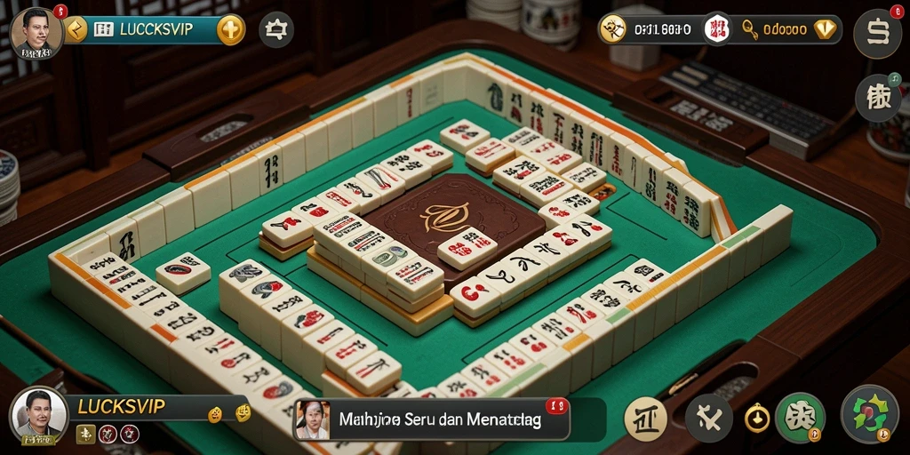 Gameplay seru Mahjong di LUCKSVIP dengan grafis menawan.