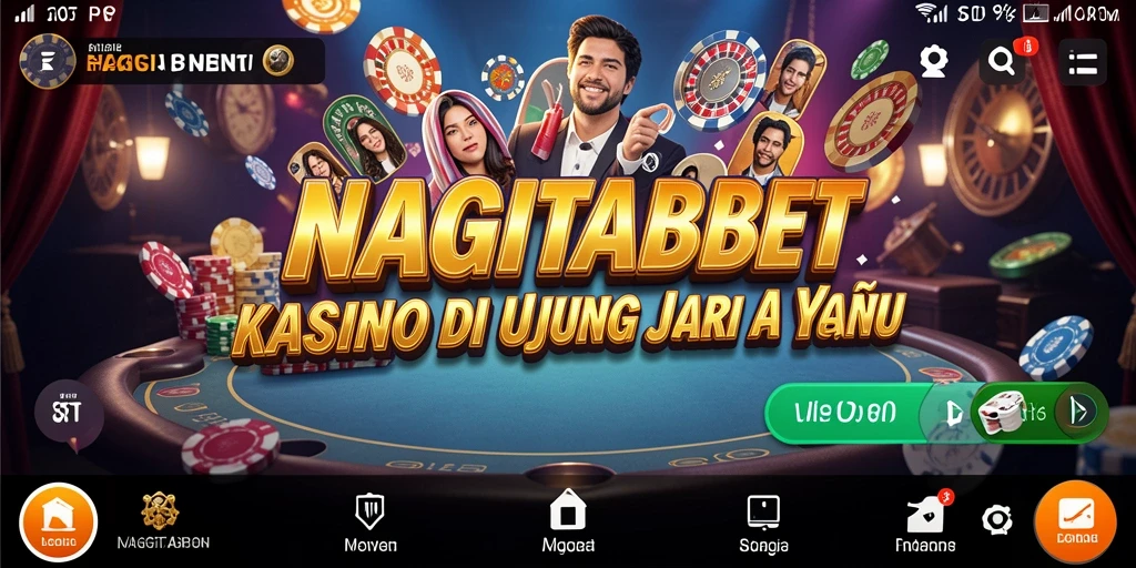 Tampilan gameplay NAGITABET yang menarik dan interaktif bagi para pemain Kasino.