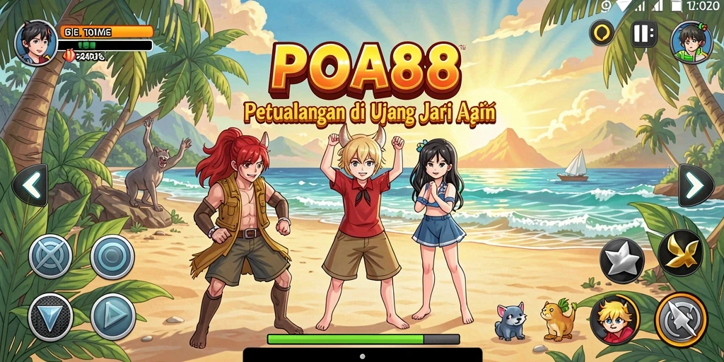 Screenshot POA88 menampilkan aksi pertarungan yang seru dalam dunia Anime.