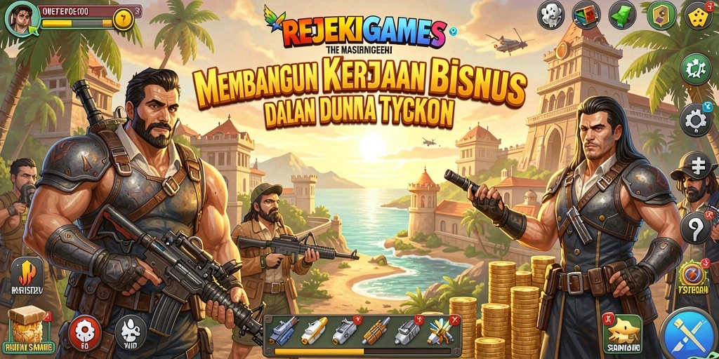 Screenshot gameplay Tycoon yang menarik dan seru.